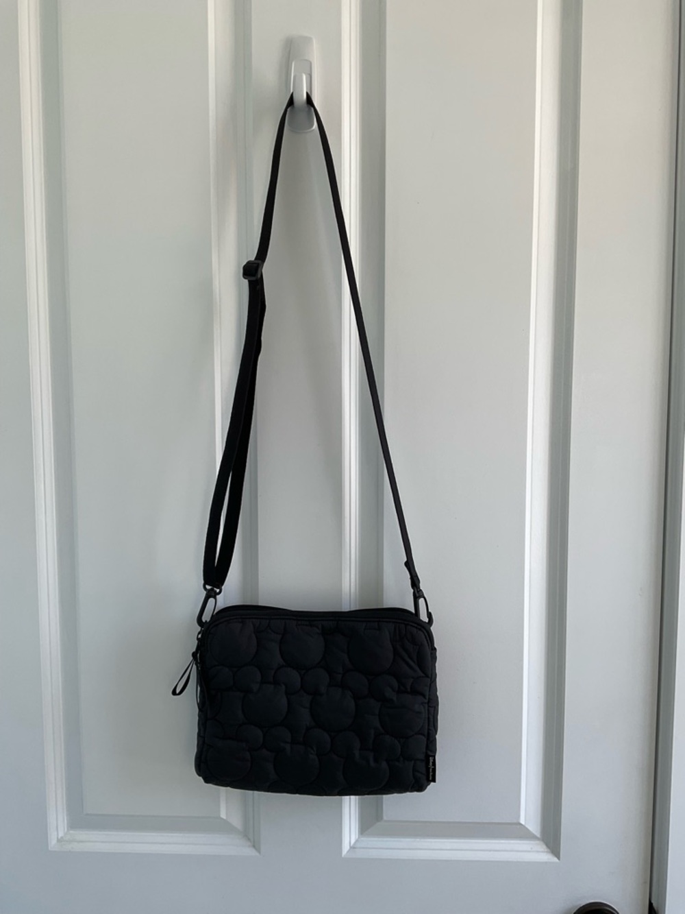 Vera Bradley Disney Quilted Mickey Crossbody Bag in Black - Picture 7 of 14